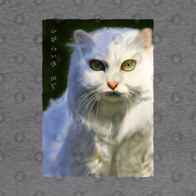 Persian Cat - White by Thor Reyes